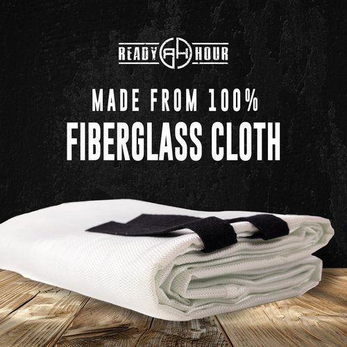 Ready Hour Fire Blanket, Large Fire Blanket (47.2 x 70.8 Inches), Fire Blanket for Kitchen, Fire Blanket for Home, Emergency Fire Blanket, Emergency Kit Essentials, Emergency Kit Items, Fire Safety
