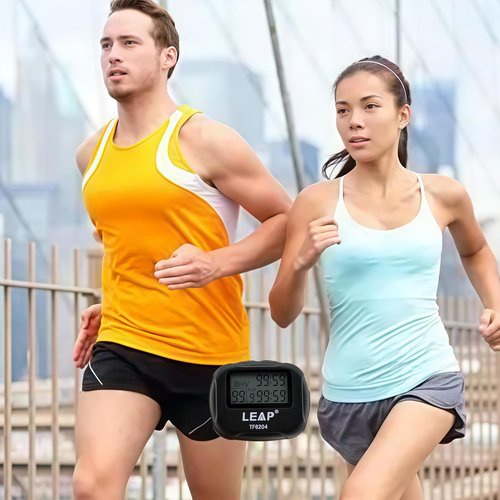 LCD Digital Large Display Alarm Interval Timer TF6204 Trainning Running Yoga Weight Lifting Running Stopwatch Sports Timer