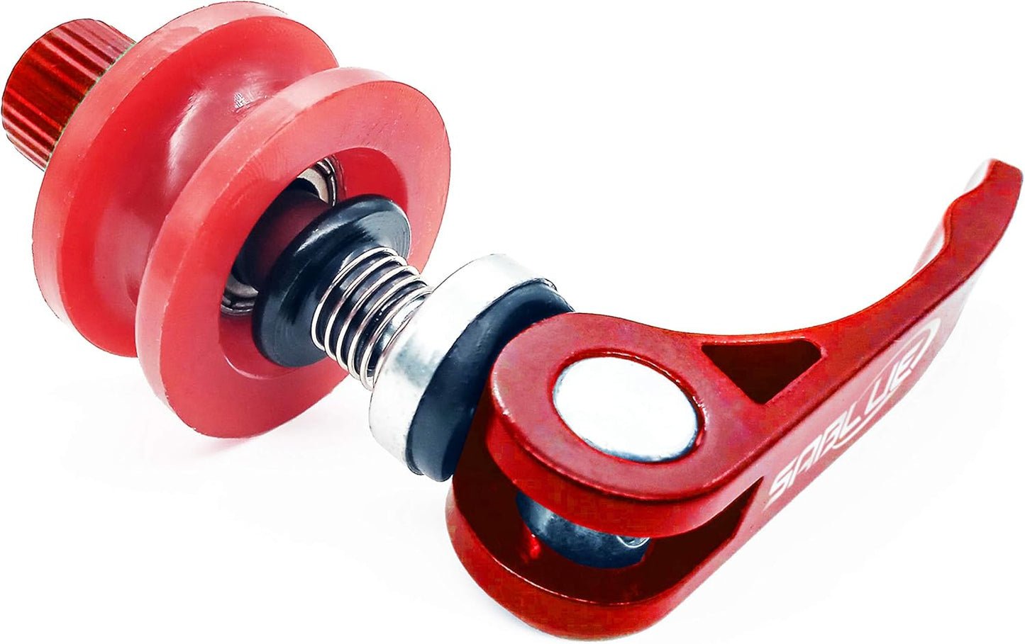 SABLUE Bicycle Bike Chain Keeper Holder Dummy Sleeping Hub Tool (02 Red)