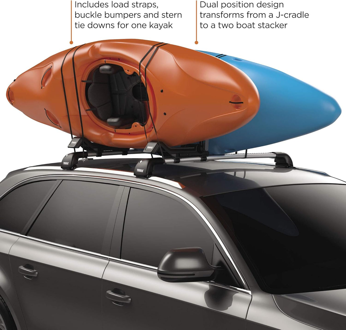 Thule Hull-a-Port XT Rooftop Kayak Carrier