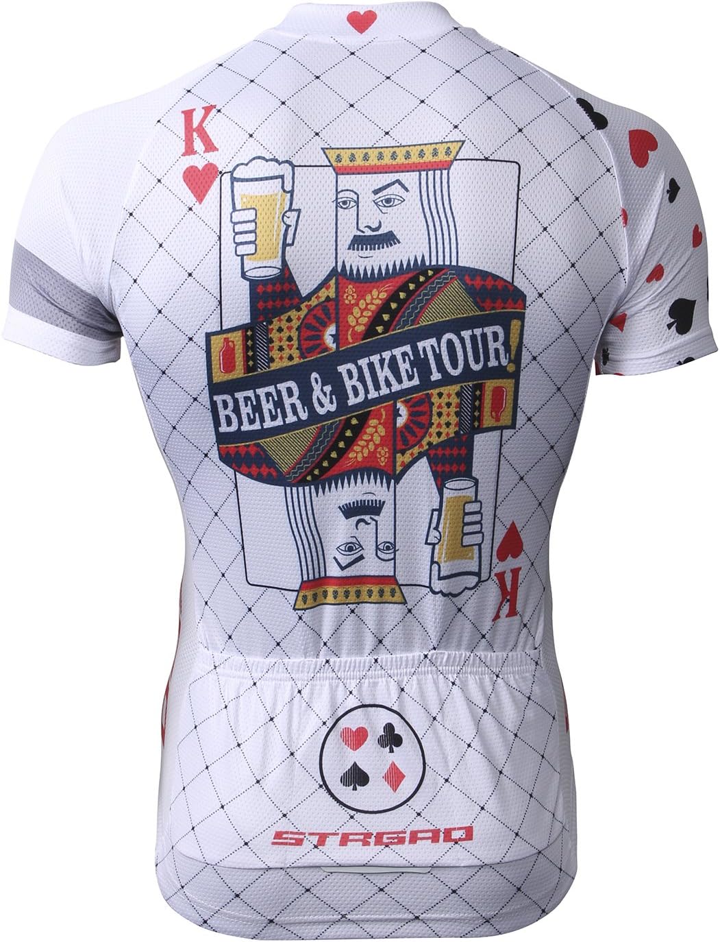 Strgao Men's Cycling Jersey Bike Short Sleeve Shirt