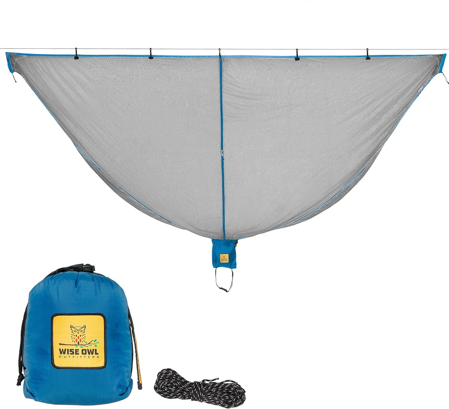 Wise Owl Outfitters Hammock Bug Net – Mosquito Net for Hammock, Lightweight Bug Netting for Camping, Hiking, Backpacking, Forest & Outdoor Use