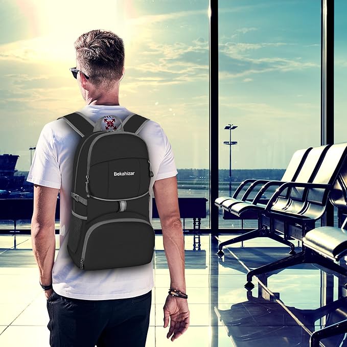 35L Lightweight Backpack Foldable Hiking Daypack Packable Travel Day Bag for Men Women Outdoor Walking Camping