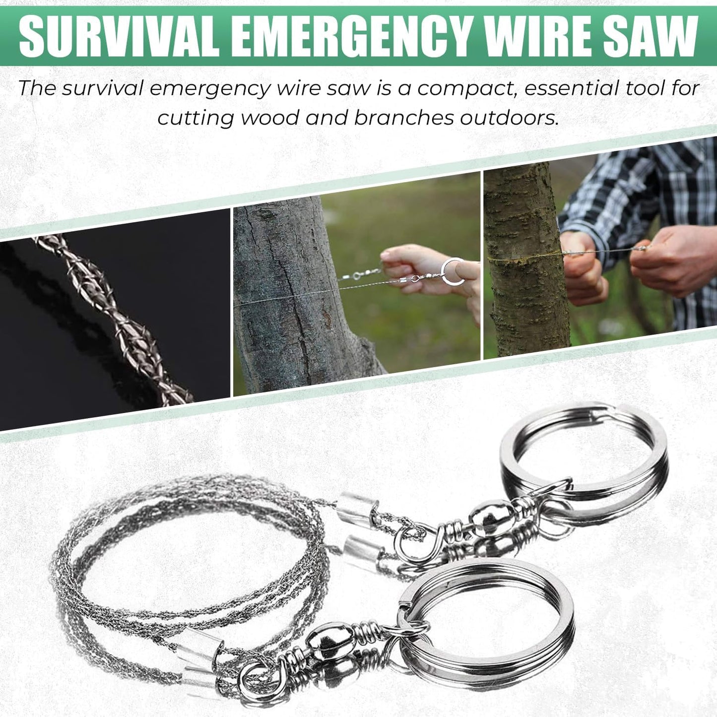 Survival Kit - All-in-One Survival Gear and Supplies for Camping, Hiking, Hunting, and Car Emergencies - Essential Tools, Great Gift for Men, Fathers, Boyfriends, Boys, Dads and Scouts