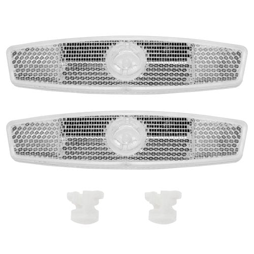 Xhziy Bicycle Warning Reflector Bicycle Reflector Accessories for Night Riding on Road Mountain Bikes -2pcs