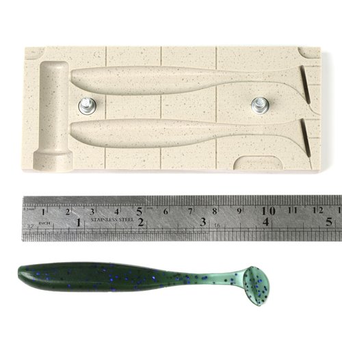 Soft Plastiс Mold Lure Making Injection Molds Fishing Lures Keitech Easy Shiner 4'' Two Cavity