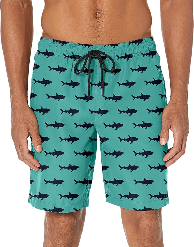 Mens Swim Trunks Quick Dry Board Shorts with Mesh Lining, Breathable Surf Beach Shorts Swimwear Bathing Suits