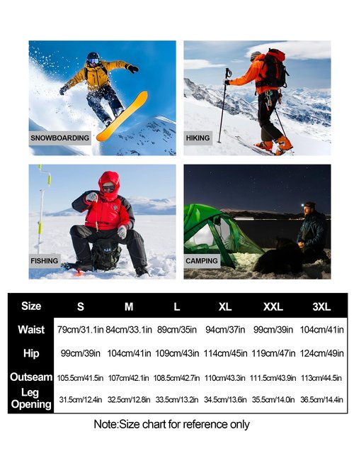 KUTOOK Winter Jogging Pants Men Wind Breaker Thermal Pants Hiking Fleece Lined Cold Weather Pantalones Térmicos para Hombre Warm Snow Sweatpants Outdoor Clothing Fishing Golf Black Green M