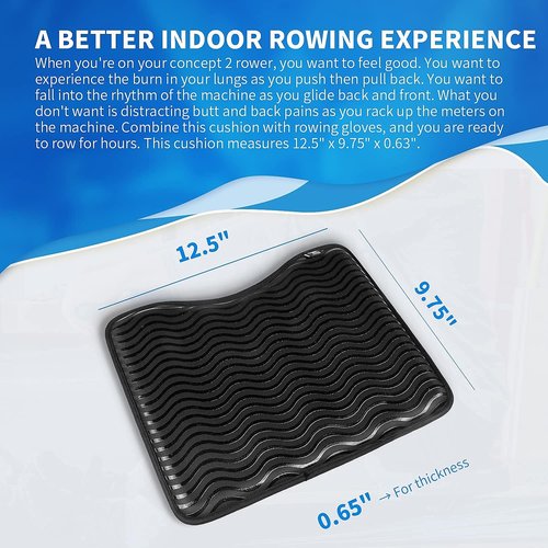 Anti Slip Rowing Machine Cushion (Designed for Concept 2 Machine)