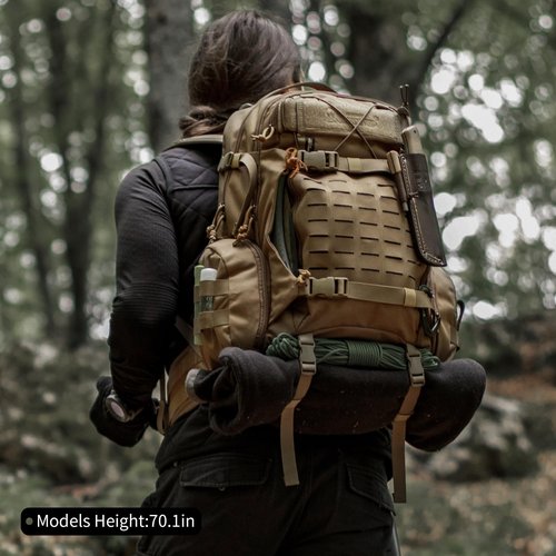 Mardingtop 35L Molle Tactical Military Backpack for Men，Cordura Backpack for Hiking,Camping,Survival