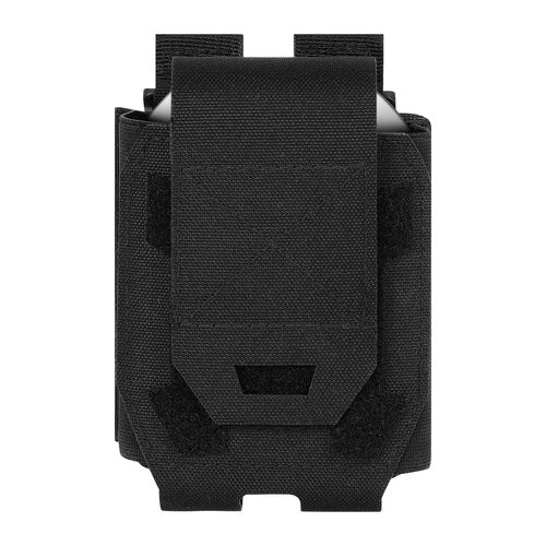 Moko Tactical Handcuff Pouch - MOLLE-Compatible Handcuff Holder for Duty Belt & Vest, Quick-Release Police Handcuff Case Fits Hinged & Chain Cuffs, Black