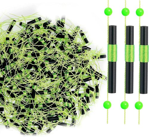 YOTO Bobber Stops for Fishing,Float Bobber Stops String Knots&Fishing Glow Beads