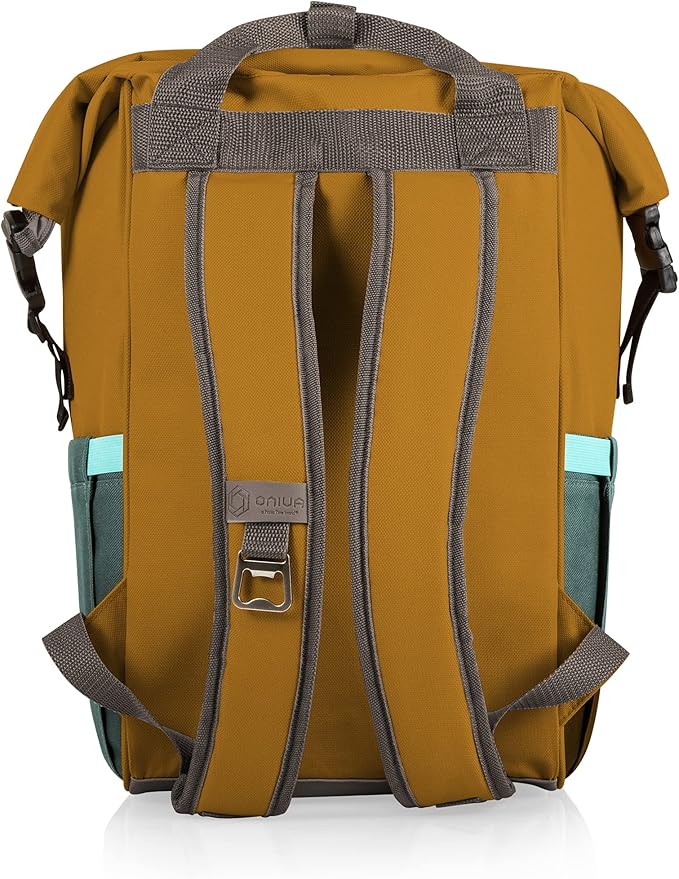 ONIVA - a Picnic Time Brand Roll-Top Cooler Backpack - Hiking Backpack - Soft Cooler Bag