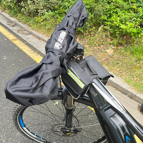 Besudo 2-Pack Handlebar Cover Ebike Transport Protection - Handlebar Protective Cover Handlebar - Bicycle Handlebar Cover - Bicycle Cover for Rear Rack Handlebar Rain Protection-30-B2
