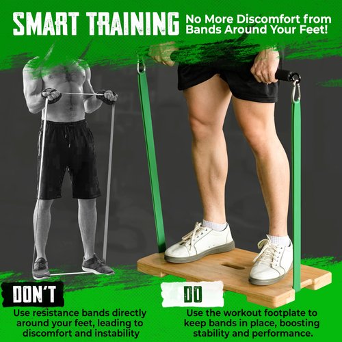 SIEUSALEVN Wood Fitness Board, Exercise Platform, Natural Color, 24"L x 12.5"W x 1.6"H, Adult