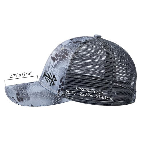 BASSDASH Altimate Fishing Hat Mesh Back for Men Women Adjustable Baseball Trucker Cap