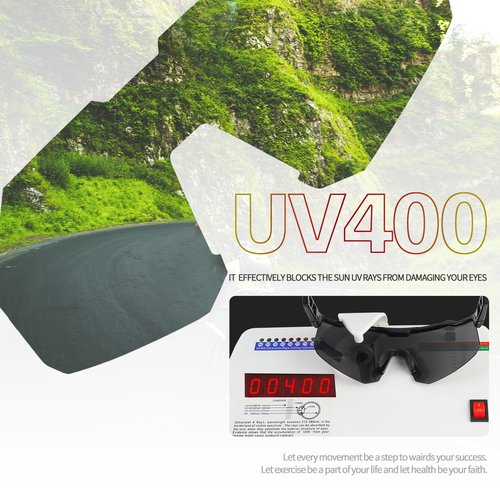 OULAIQI Polarized Cycling Fishing Sunglasses for Men Women,Youth Baseball Glasses,UV400 Protection Sports Glasses