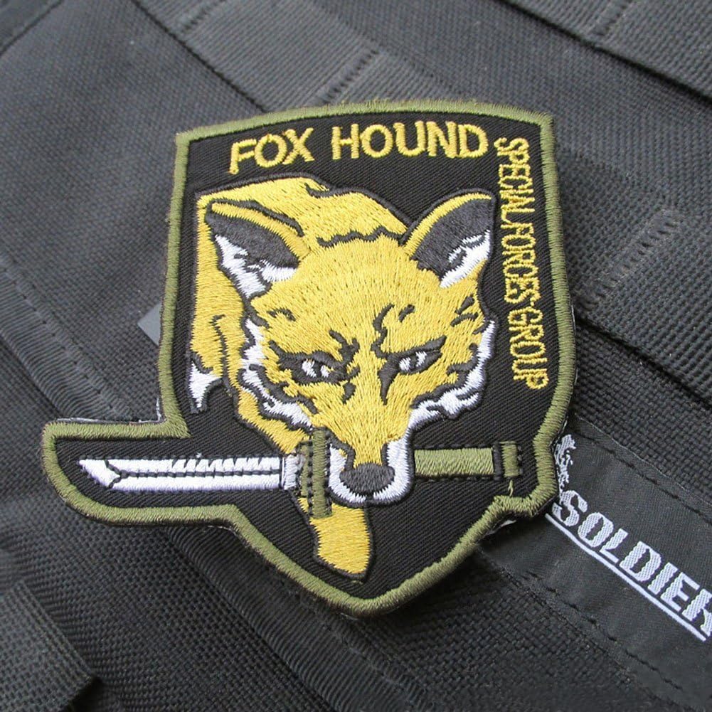 Military Morale Diamond Dogs and Metal Gear Solid Fox Patch (3pcs)