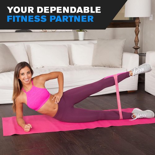 DYNAPRO Resistance Bands- Mini Precision Loop Exercise Bands with 2 Size Options, Perfect for Any Home Fitness Training Program