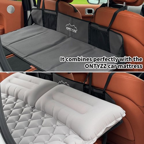 ONTYZZ Car Rear Seat Mattress Extension Plate for Air Mattress Foldable Portable Mattress for Sleeping Increase Vehicles Bed Camping Space for Model3/Y/S