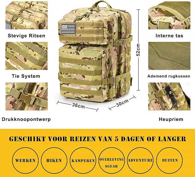 Survival First Aid Kit,99PCS Professional Survival Gear Large Hiking Backpack with Emergency Equipment Outdoor Adventure Accessories,Gift for Men Father