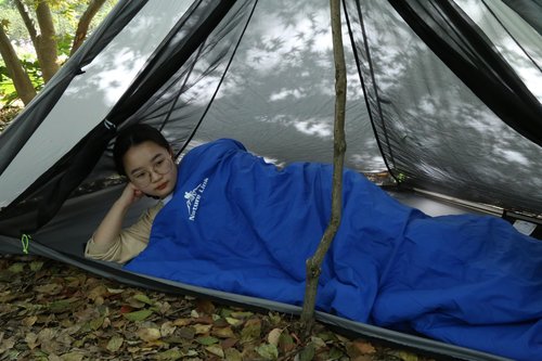 Nature Link Ultralight Backpacking Sleeping Bag 1.77lbs, Warm Weather Sleeping Bag 50℉-63℉, Nylon Shell and Lining, Waterproof, Compact and Lightweight for Backpacking Camping Hiking