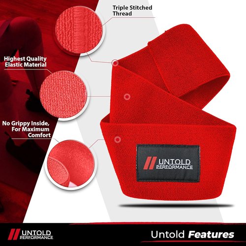 Heavy Resistance Bands - Hip Bands for Working Out, Premium Exercise Bands Resistance, Durable Resistance Bands for Strength, Flexibility & Glute Workouts