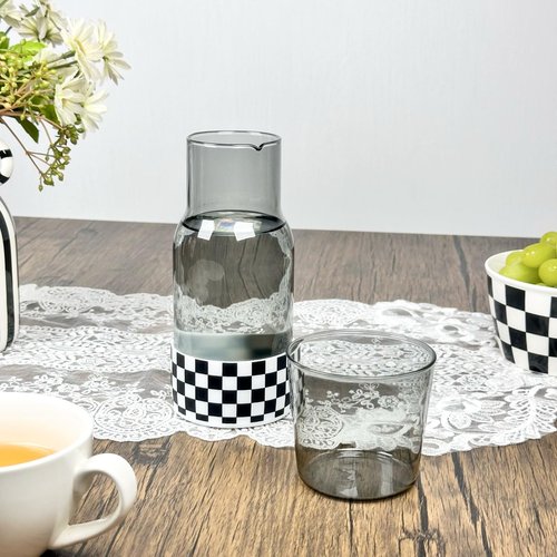 Nakor home 2 Pack Antislip Checkered Protective Silicone Boot for Stanley Tumbler 20-40oz, Hydro Flask 12-24oz & Simple Modern 20-40oz, Water Bottles with 2.8-2.97" Base