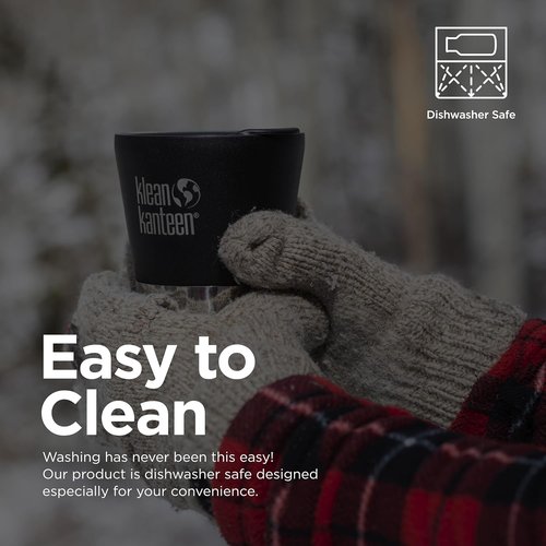 Klean Kanteen Tumbler Lid - Dishwasher-Safe, BPA-Free Lid for Tumblers - Premium Lid Replacement - Black