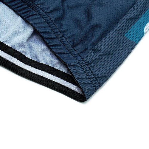 X-CQREG Men's Cycling Clothing Set Long Sleeve Cycling Jersey Zipper Pocket Bike Outfit Cycling Bib Pants Gel Padded (7,X-Large)