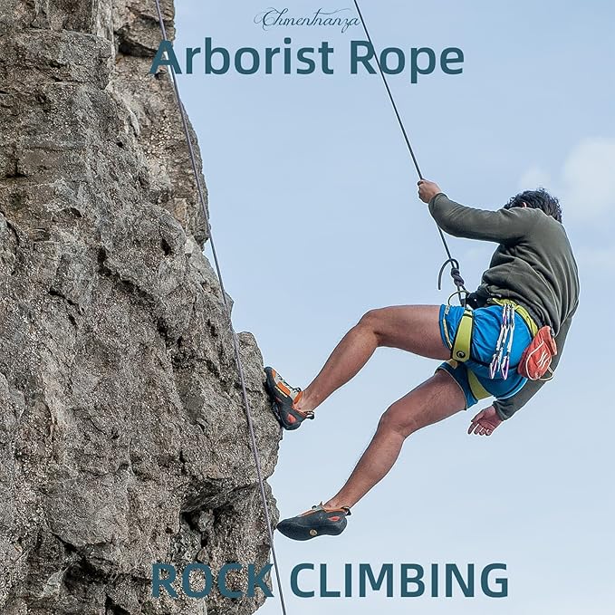 Arborist Rigging Rope Blue - 1/2 Inch Diameter 300 Ft - Heavy Duty Bull Rope for Arborist Climbing Nautical Swing Outdoor Adventures