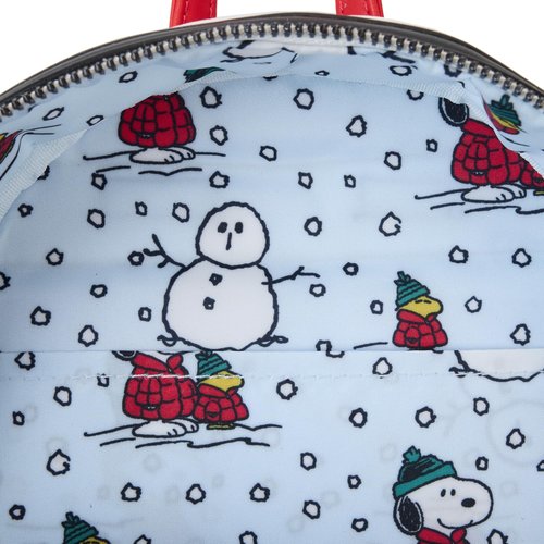 Loungefly Peanuts Holiday Collection Mini Backpack