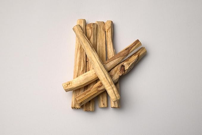 Palo Santo, 7-pack authentic and eco-friendly sticks from Ecuador, natural wood incense, sealed packaging, 100% natural, spiritual cleansing, aromatherapy, handmade by local artisans