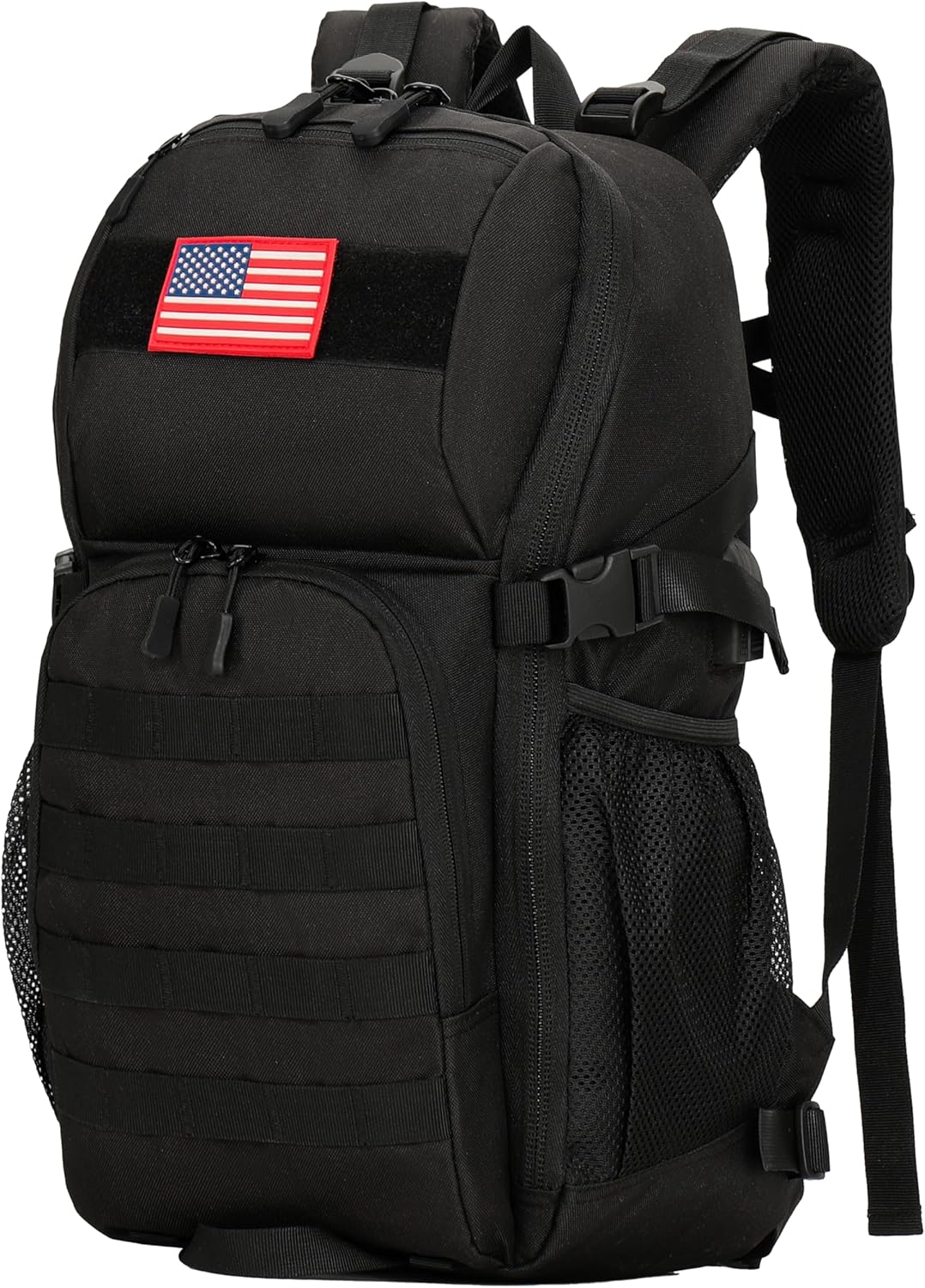 outdoor plus Camo Backpack,Military Boys Backpacks for School,40L Army Bookbag with USB Charging Port Waterproof