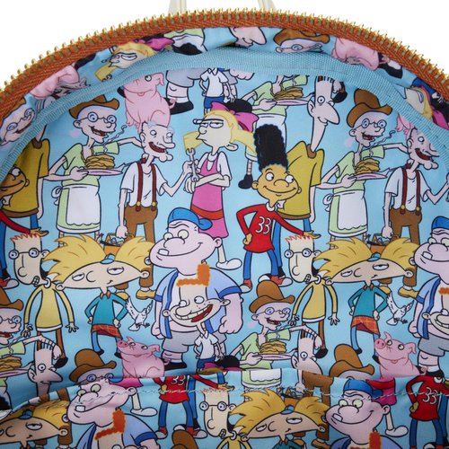Loungefly Nickelodeon Hey Arnold! Sunset Arms Boarding House Mini Backpack