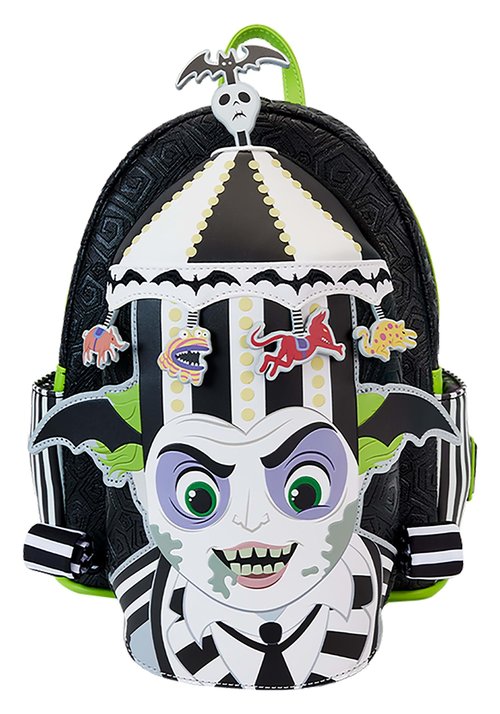 Loungefly Beetlejuice Carousel Glow in The Dark Cosplay MINI Backpack