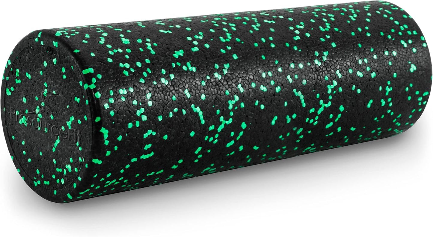 ProsourceFit High Density Foam Rollers 36 - inches Long, Firm Full Body Athletic Massage Tool for Back Stretching, Yoga, Pilates, Post Workout Muscle Recuperation, Black