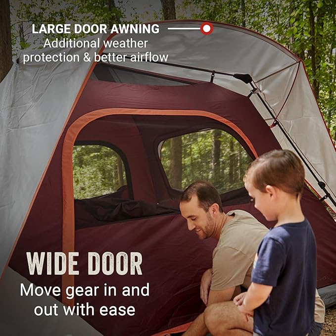 Coleman Skylodge Instant Camping Tent, BlackBerry