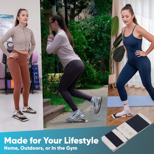 Balance Board – Foot & Ankle Strengthener | Plantar Fasciitis Relief, Achilles Tendonitis & Sprained Ankle Recovery | Single Leg Stability Training & Physical Therapy