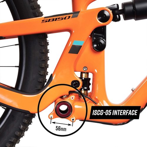 Funn Zippa AM Chain Guide, ISCG05 Interface, BSA Adapter Included, 32T-38T, Mountain Bike Chain Protector