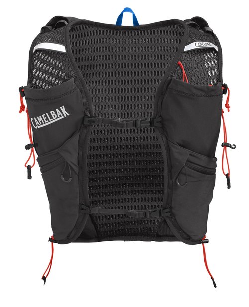 CamelBak Apex Pro Run Endrance Racing Vest with RECCO Technology - Soft Flask Hydration and Trekking Pole Quiver - Black, X-Small