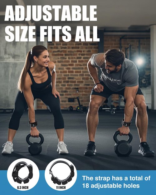 DAILYLIFE Adjustable Ankle Weights Wrist Weights Set (2.2 lbs Pair) Comfortable Silicone Hand Leg Weight Straps, Incremental Leg Arm Weights for Women Men Fitness Pilates Walking Swimming, Black
