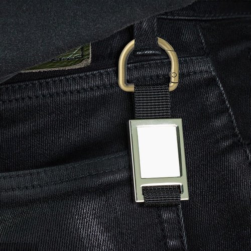 10pcs Metal D Ring Spring Key Hooks Keyring Clip for Keychain Buckle, Backpacks Handbag Purse Hardware, DIY Crafts