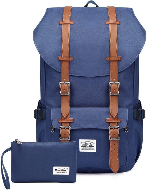 KAUKKO Backpack, (Black (E5-3), 45 x 27 x 17cm (HxBxT)