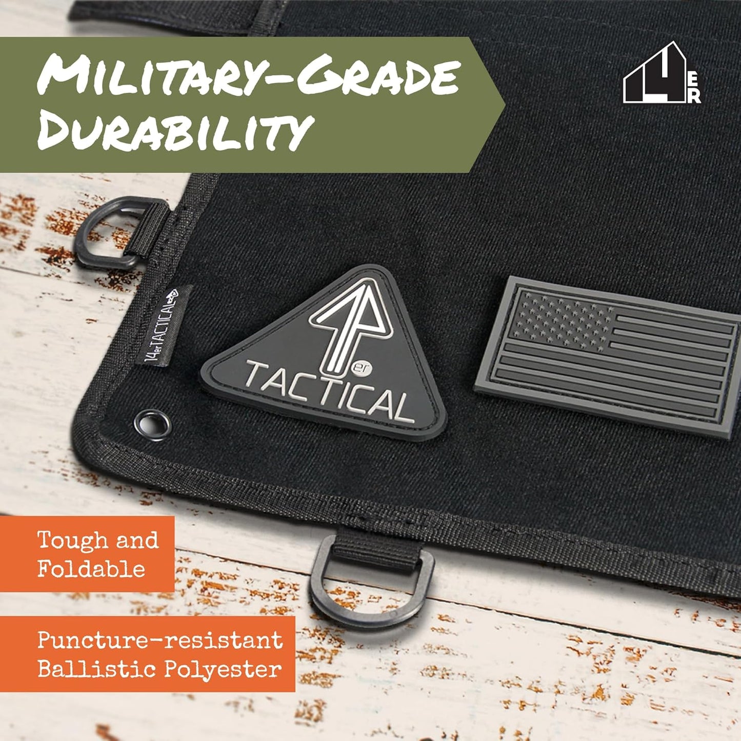 Patch Display Board | Patch Panel Board for Patches, Collection Patch Holder | Patch Wall Display Hook and Loop Panel | Morale Patch Board, Military Patch Display (Black)