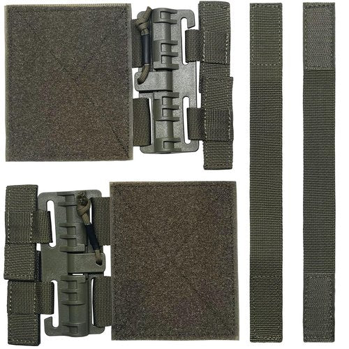 Tactical MOLLE Vest Quick Release Buckle Set 1000D Nylon Removal Buckle Kit Suitable for Modification JPC CPC NCP XPC 6094 420 Plate Carrier Single Point (Ranger Green)