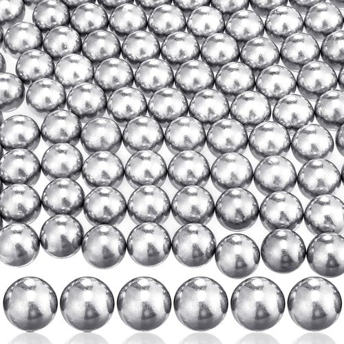 Gisafai 150 Pcs 43 Caliber Aluminum Paintball Ammo Practice Paintball Powerful Non Lethal for Shooting Training Practice