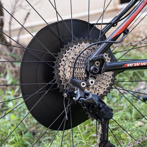 Thinvik Durable Bike Disc Brake Cover for Universal Bikes, Washable Neoprene Protective Covers for Bicycle Disc Brakes 2 Sets, Diameter: 32.5cm/12.79inch