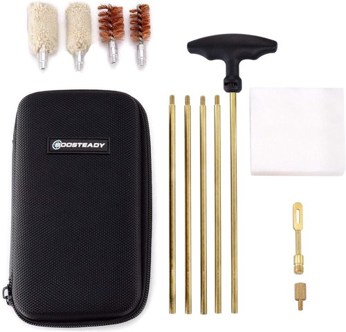BOOSTEADY Compact Shotgun Cleaning Kit for 12 and 20 Gauge Shotguns Cleaning Kit Brush and Mop…