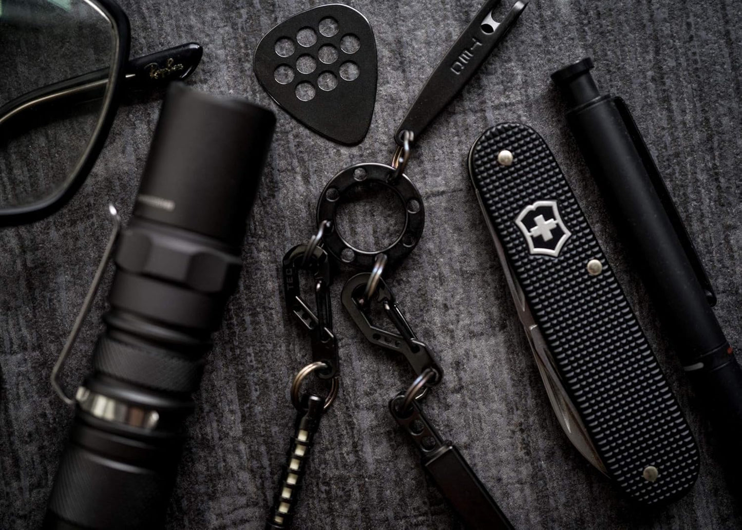 Python Clip - Stainless Steel - Gate Clip - Everyday Carry - Keychain Accessory